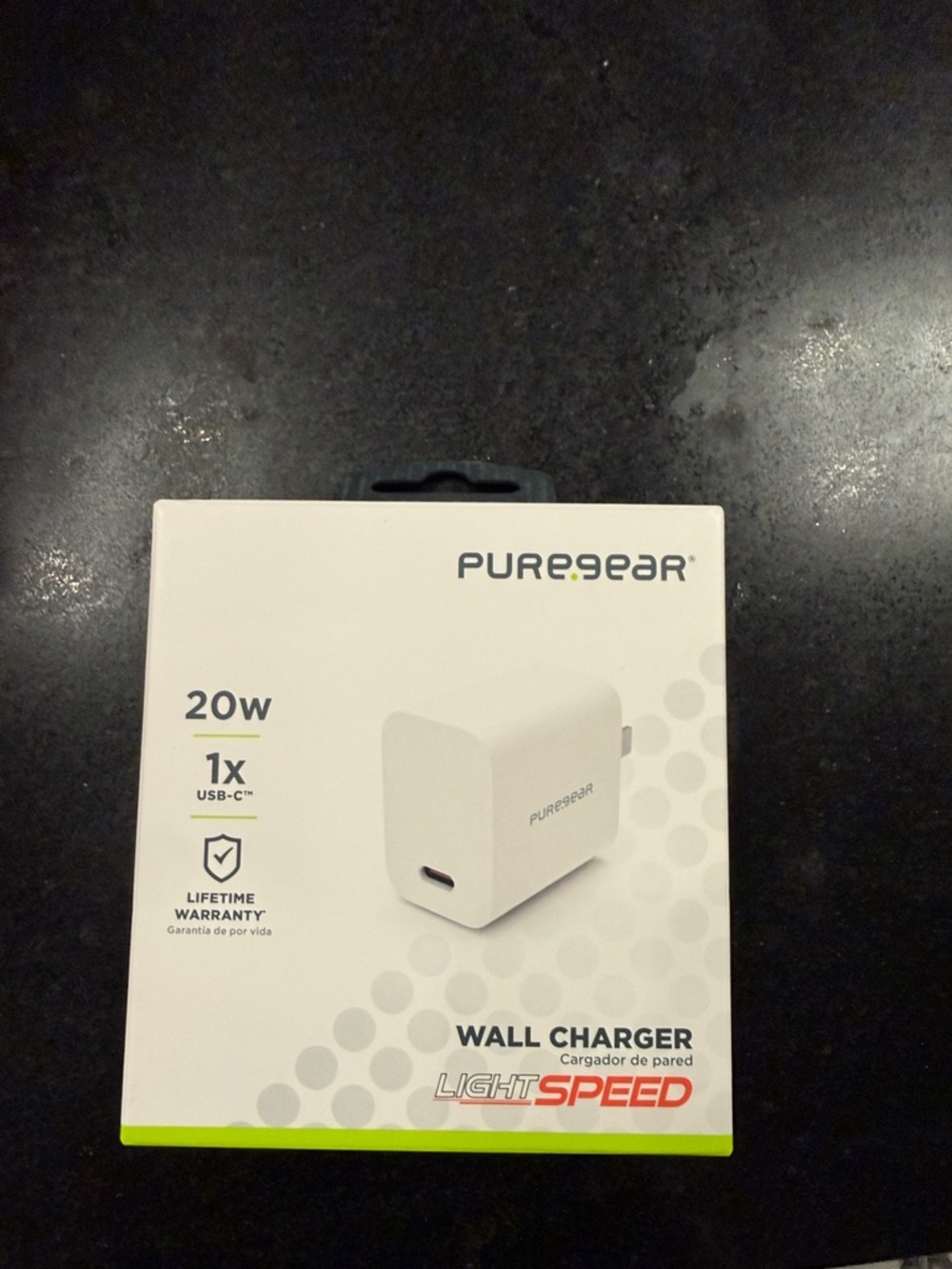 PureGear 20W USB-C Wall Charger - White